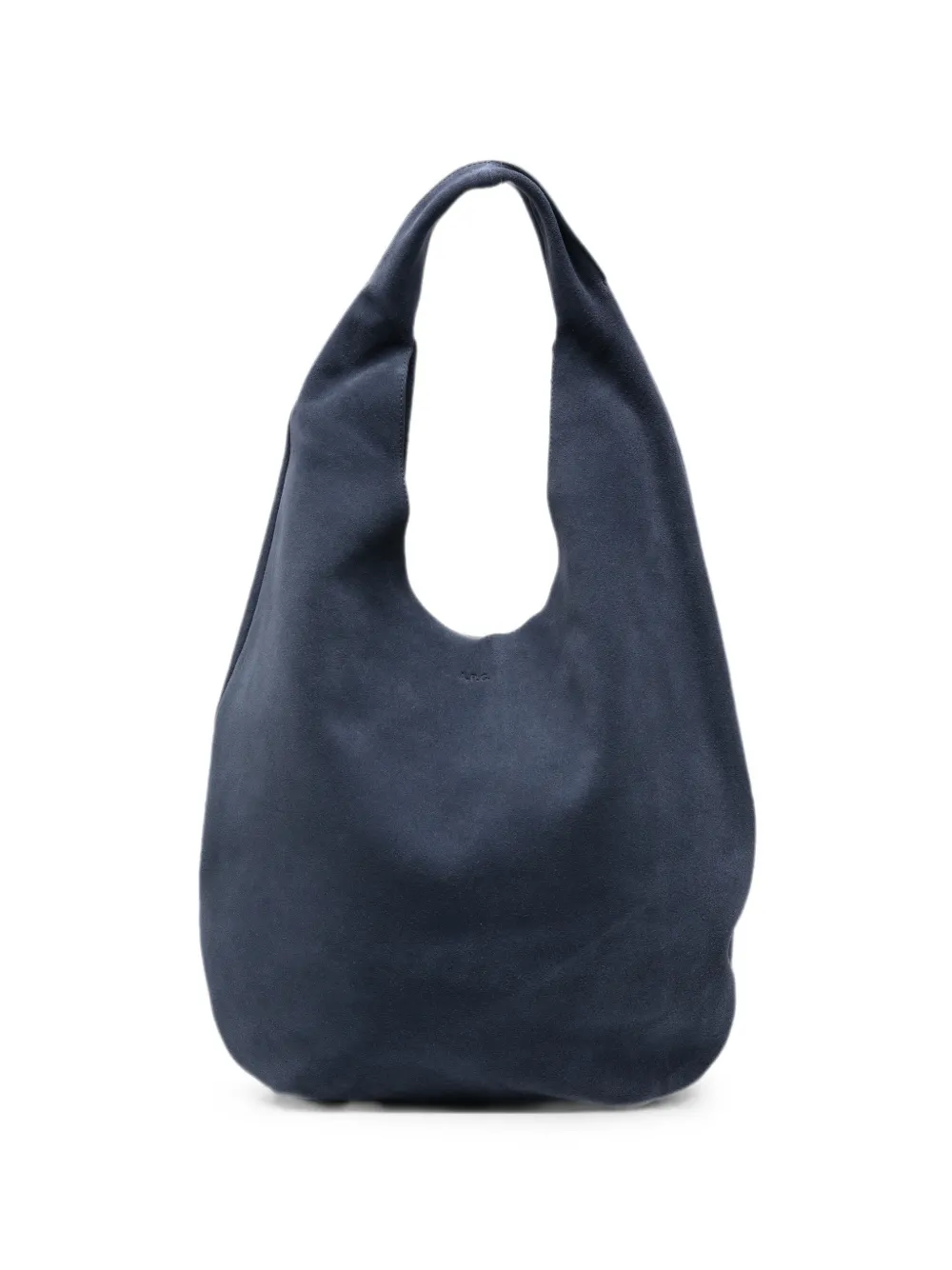 A.P.C. Le Neige suede shoulder bag - Blu