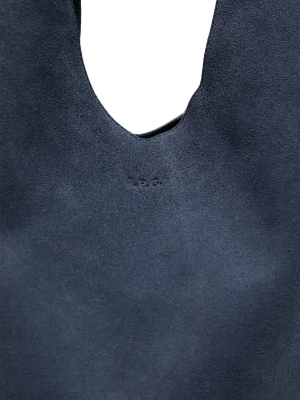 A.P.C. Le Neige suède schoudertas Blauw