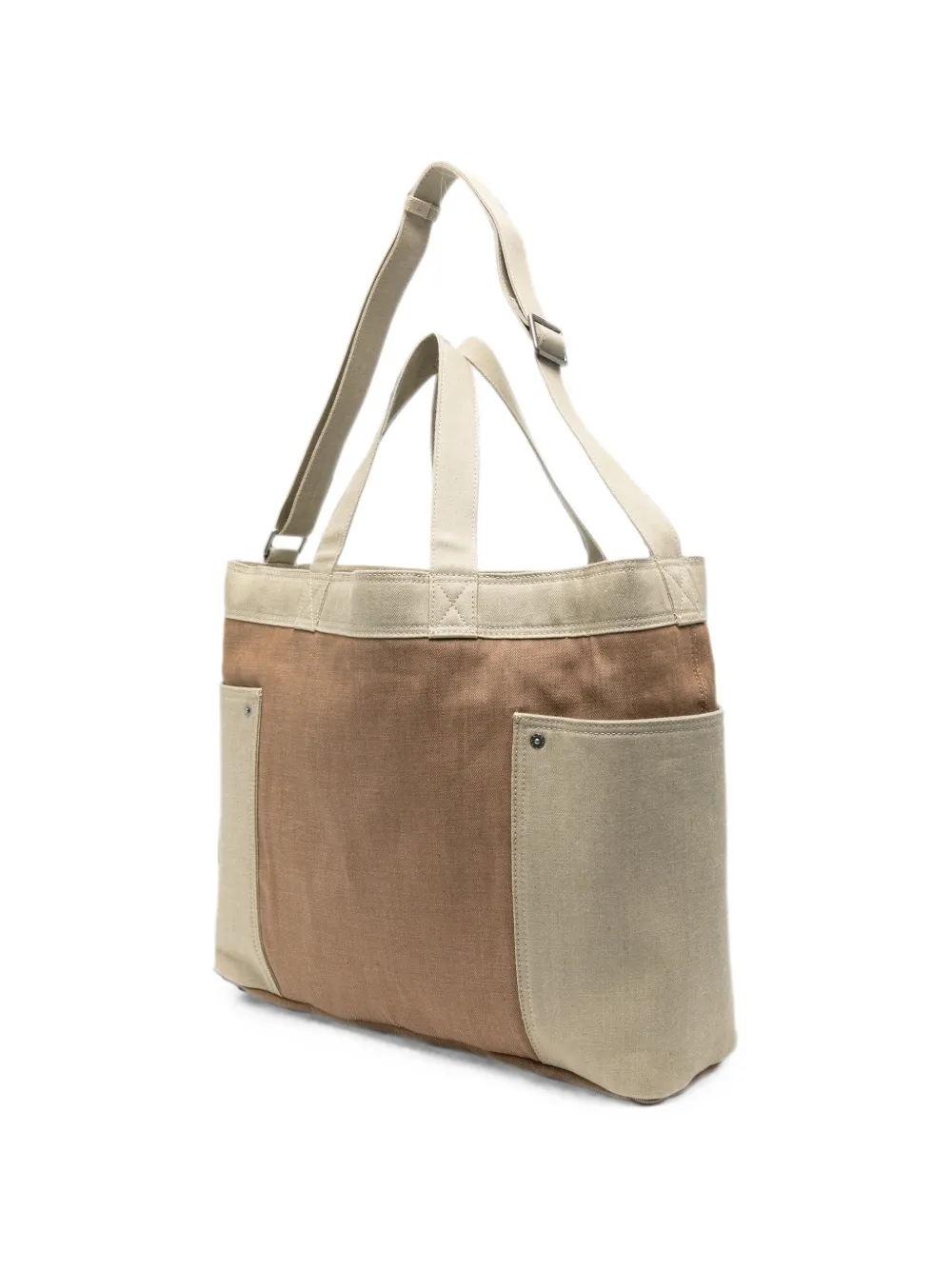 A.P.C. Jardin shopper met logo-patch Bruin