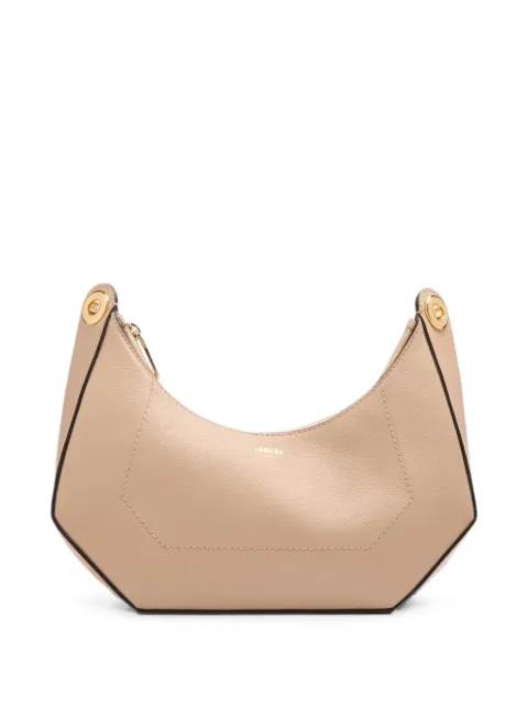 Lancel L Zip buckle-detail curved shoulder bag