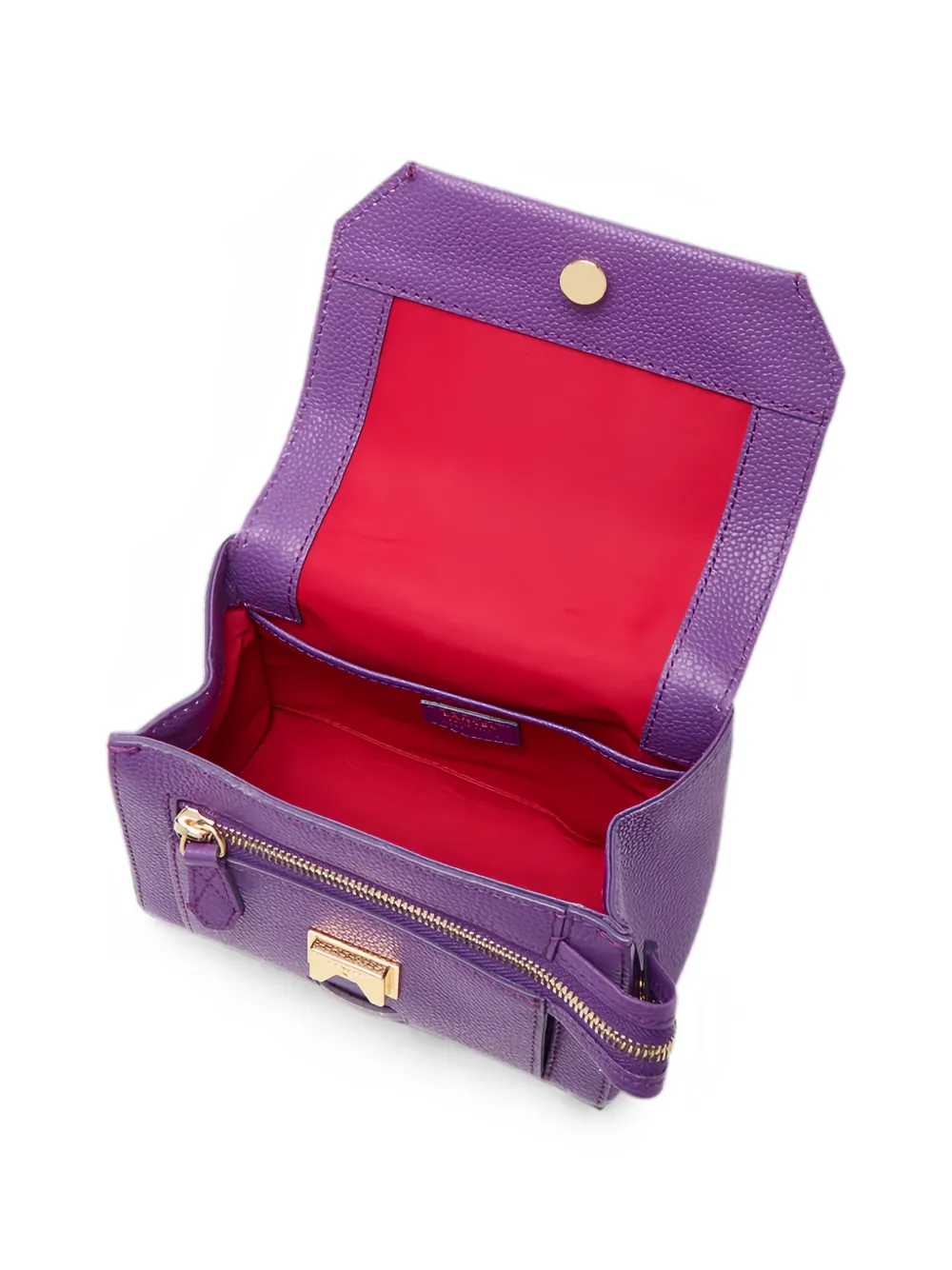 Lancel NINON leren schoudertas Paars