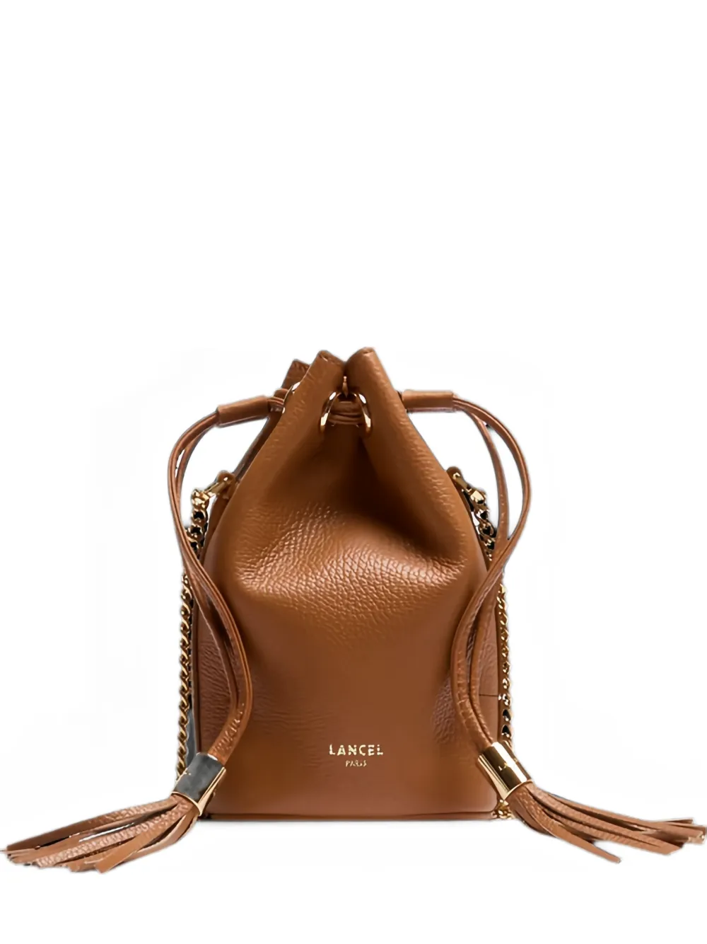 Lancel mini Premier Flirt tassel-detail bucket bag - Marrone