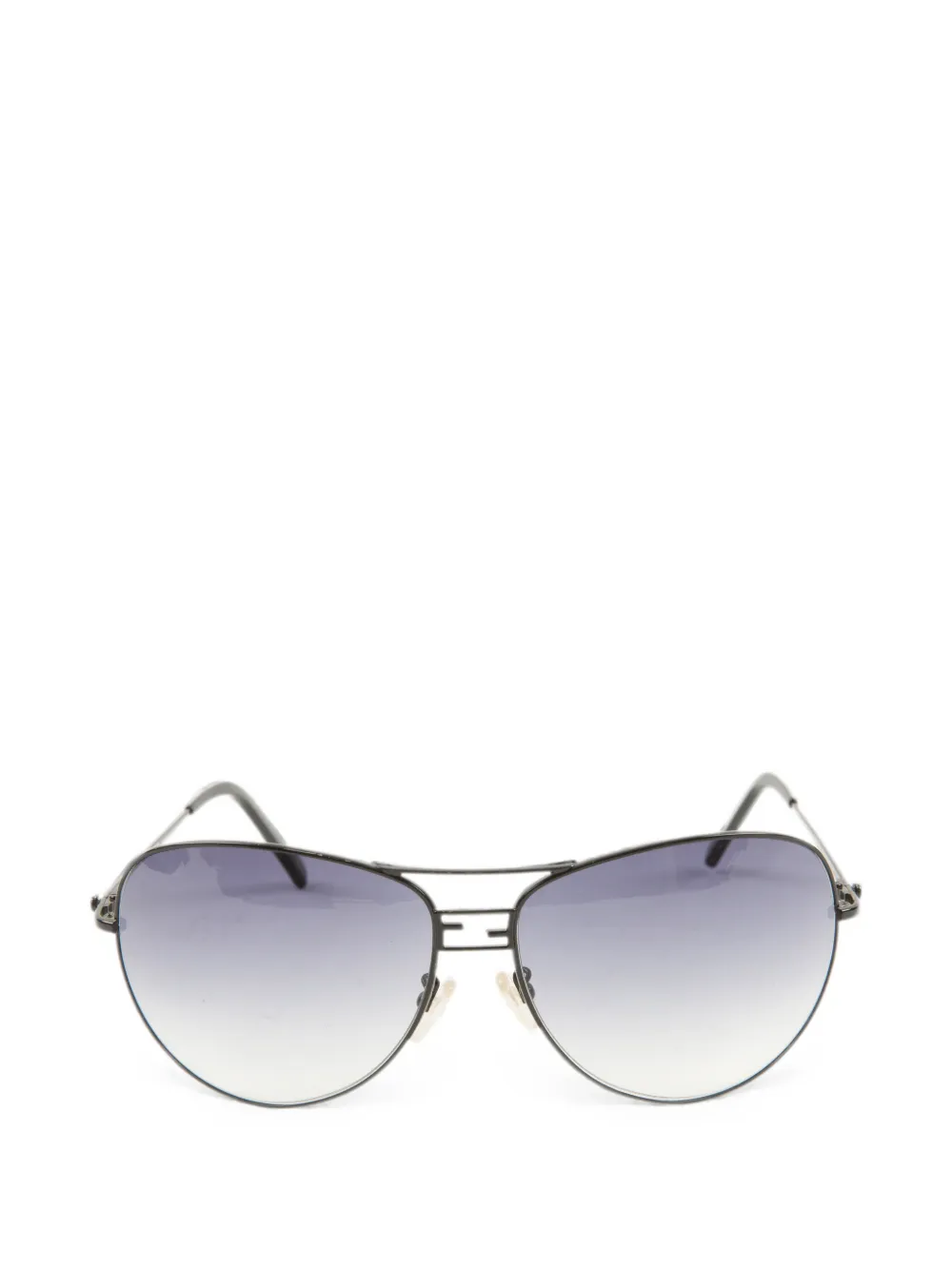 Fendi Pre-Owned 2010s pilot sunglasses - Nero