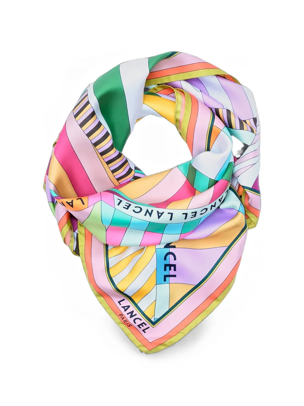 Lancel Haarband met geometrische print Roze