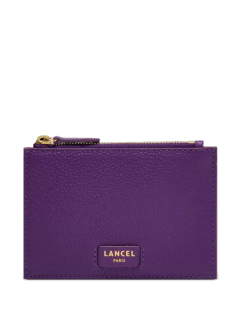 Lancel L Ninon grained-leather card holder