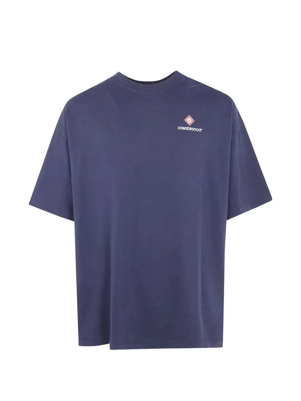 Casablanca logo-print T-shirt - Blau