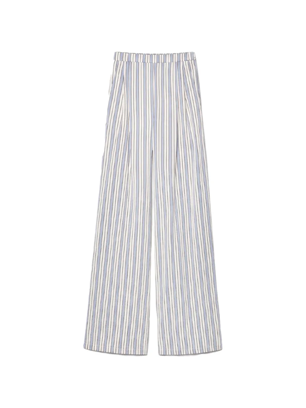 Forte Forte striped pleated trousers - Weiß
