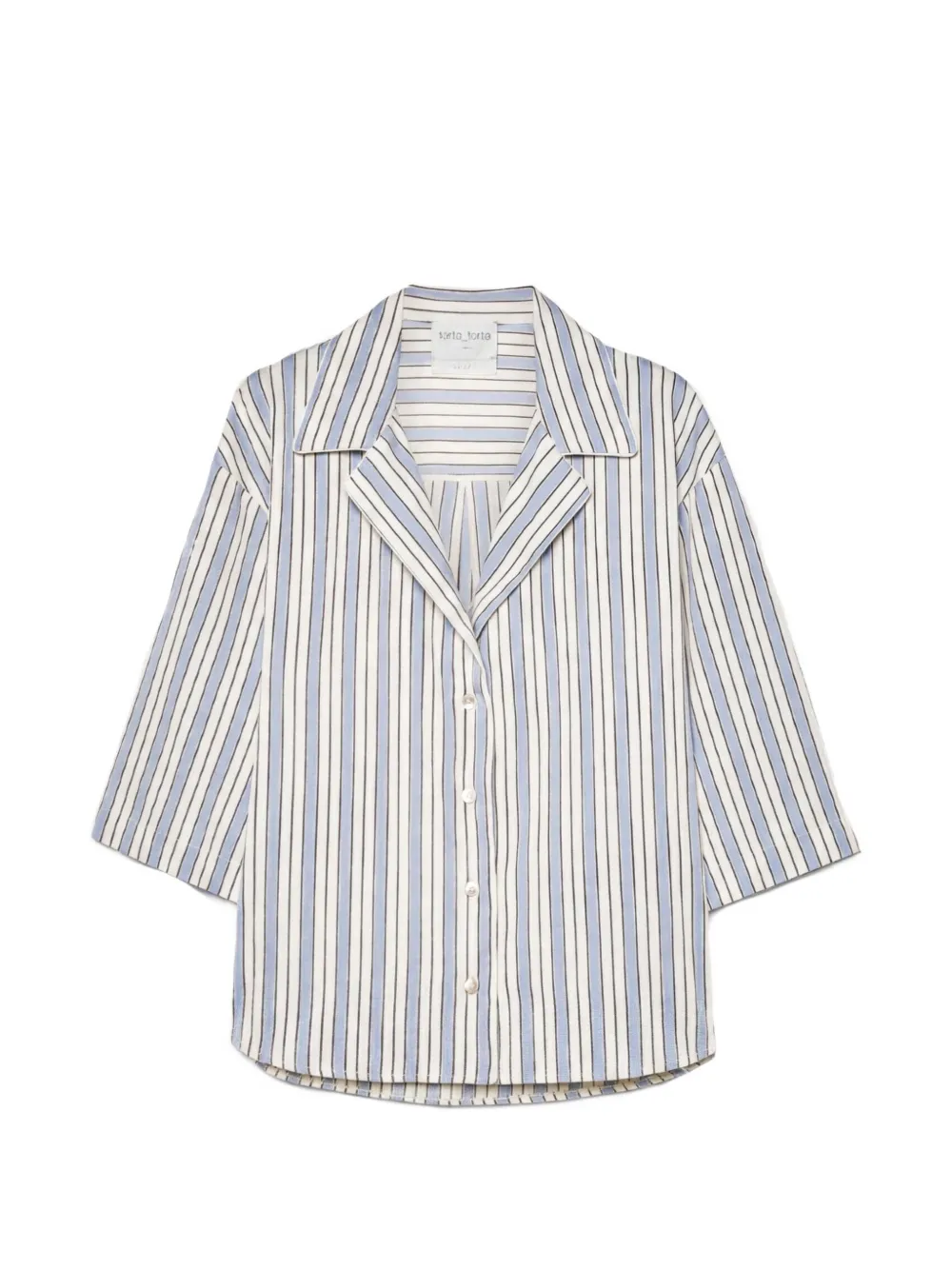 Forte Forte striped short-sleeve shirt