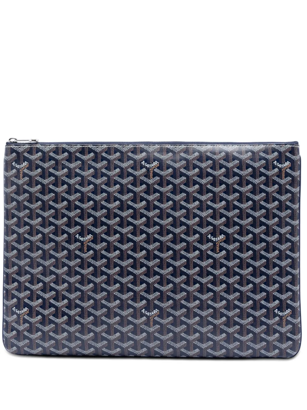 Goyard Pre-Owned 2010-2026 Goyardine Senat GM clutch bag - Blu