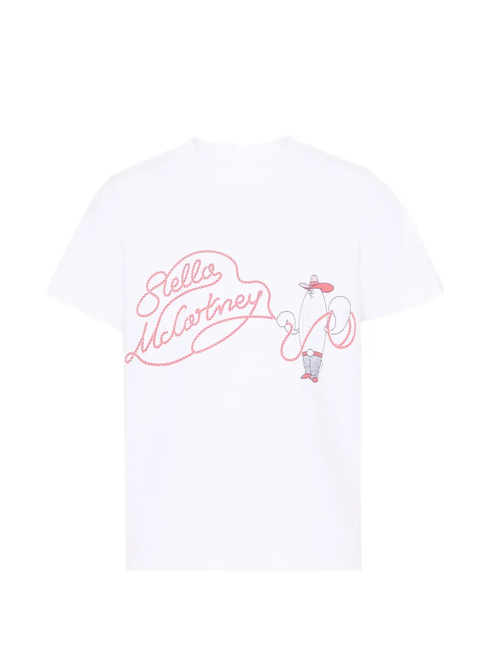 Stella McCartney Kids logo-print short-sleeve T-shirt - Bianco