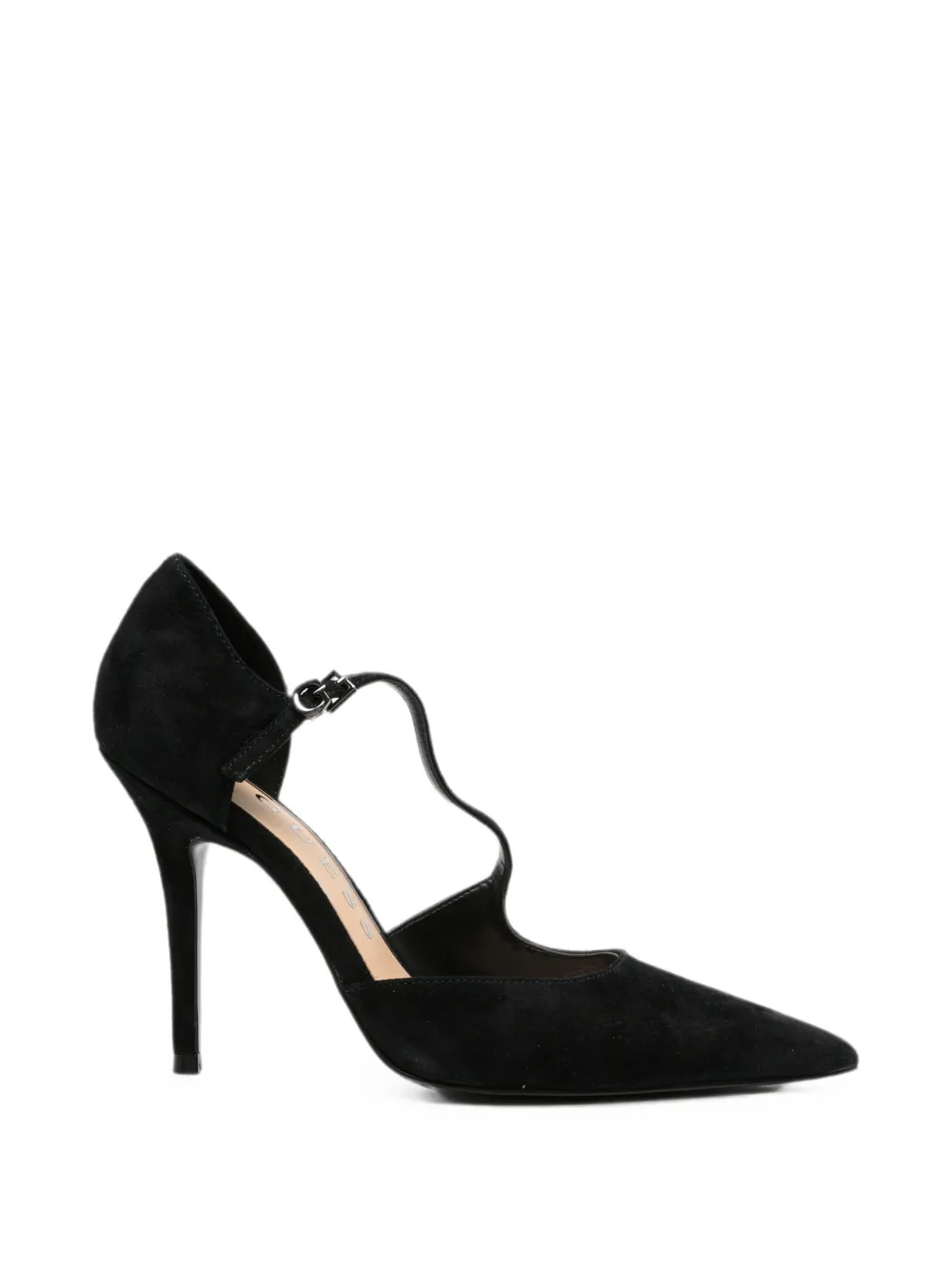 GUESS USA suede T-bar pumps - Schwarz