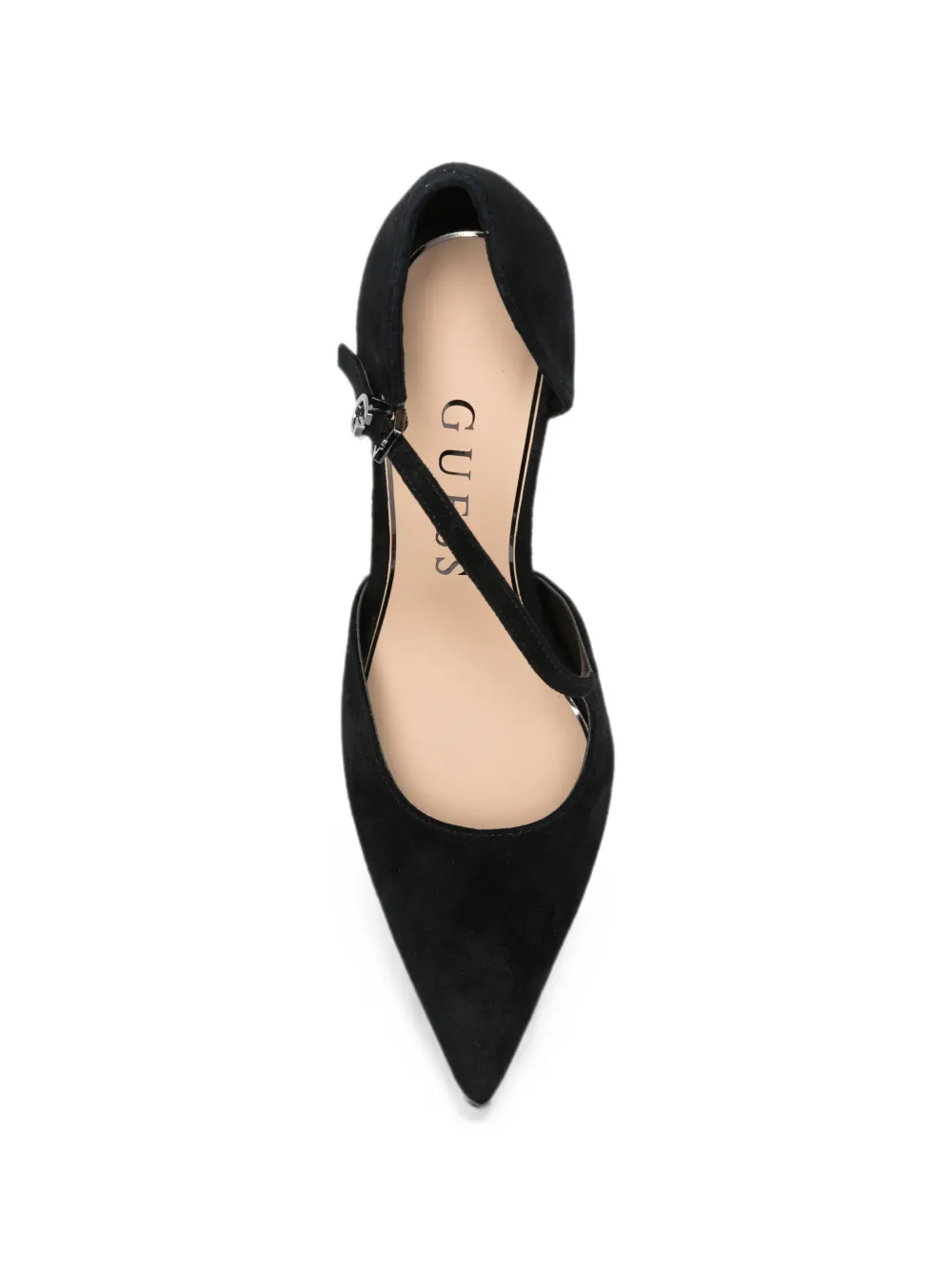 GUESS USA suede T-bar pumps Zwart