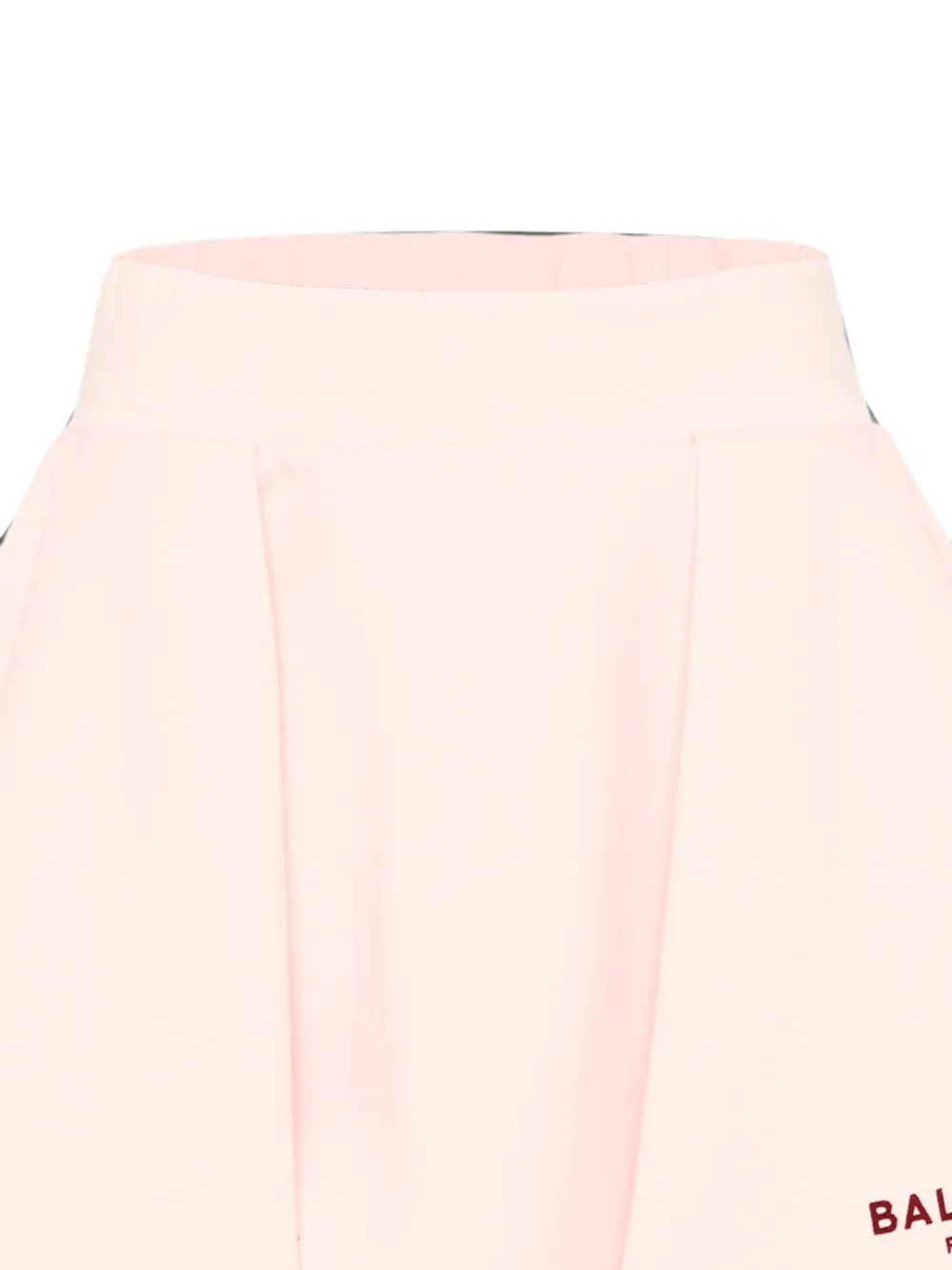Balmain Kids Plooirok met logoprint Roze