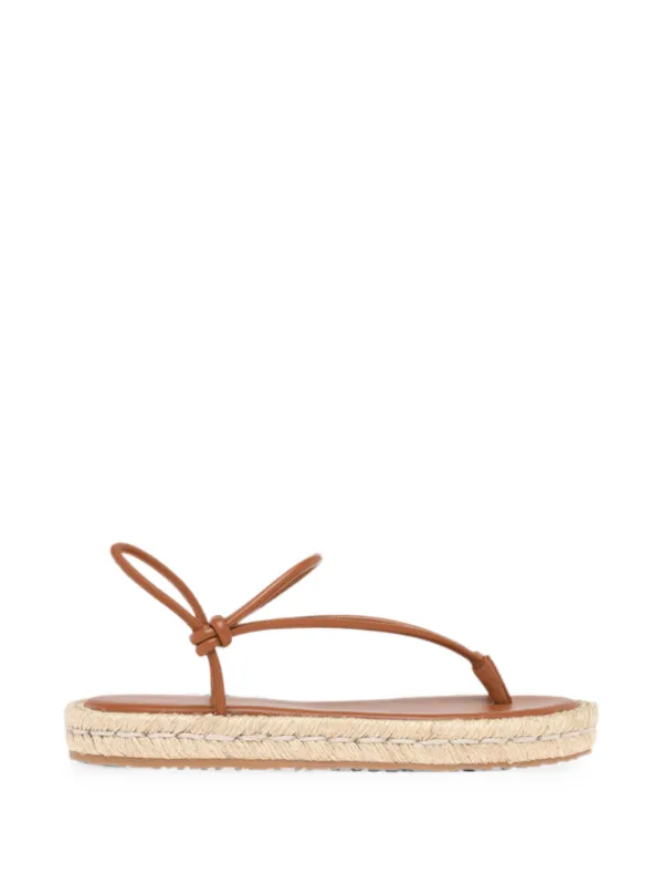 Gianvito Rossi Kora Espadrilles in Brown