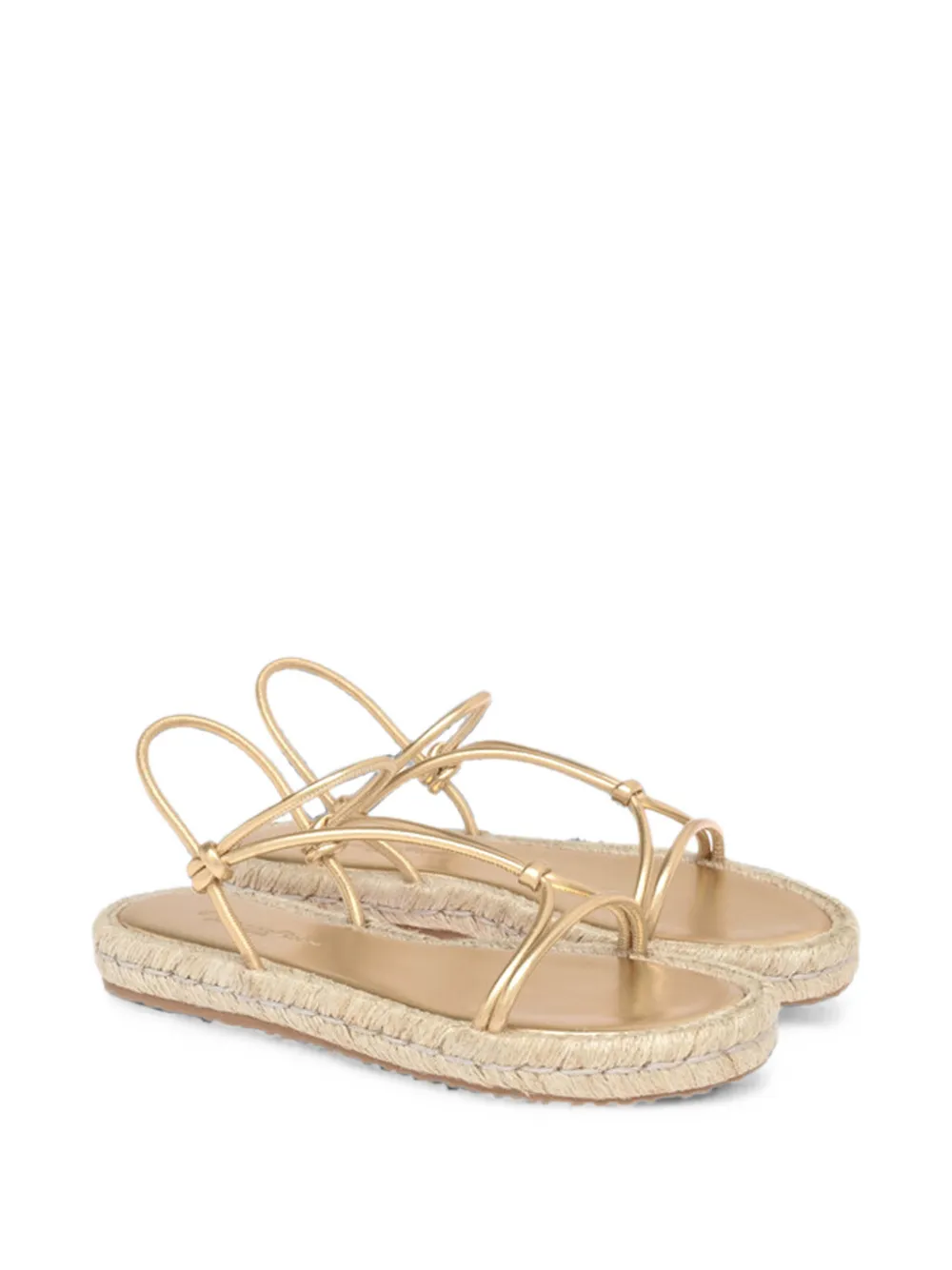 Gianvito Rossi Bali espadrilles Goud