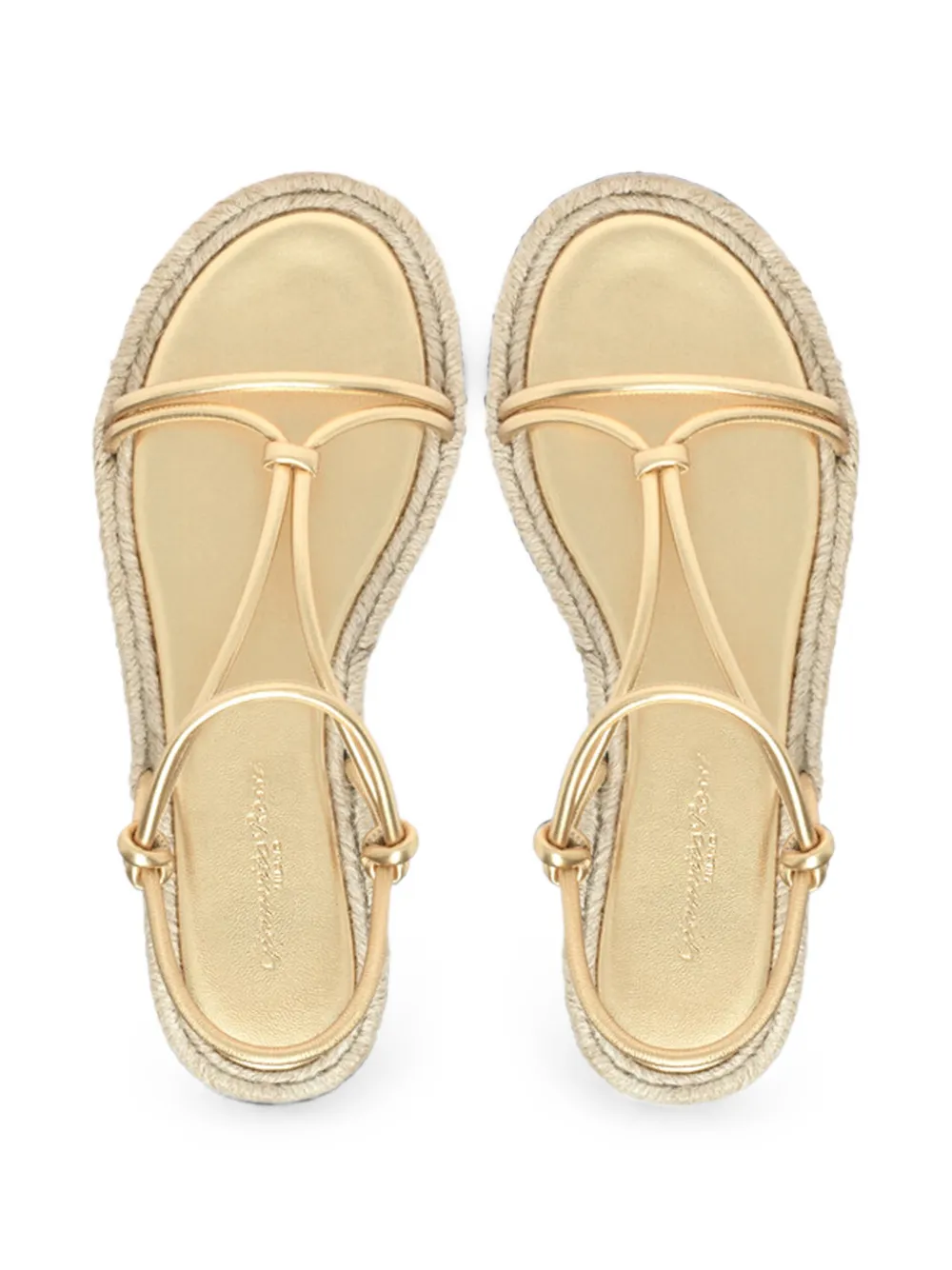 Gianvito Rossi Bali espadrilles Goud