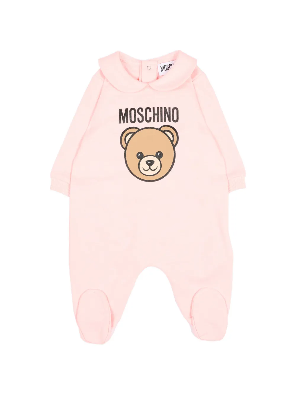 Moschino Kids Katoenen set met Teddy Bear-print Roze