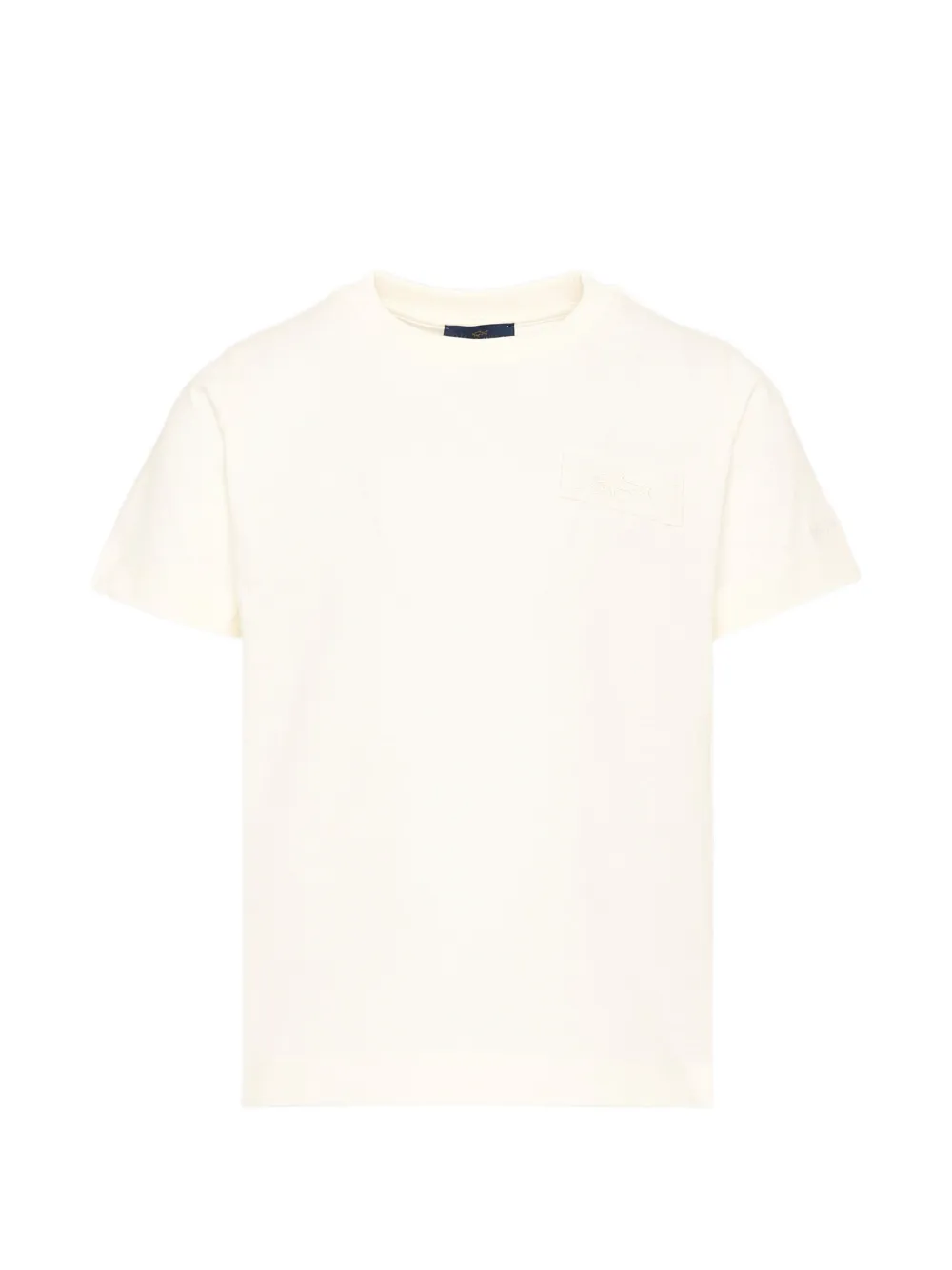 Paul & Shark Junior logo-patch short-sleeve T-shirt - Toni neutri