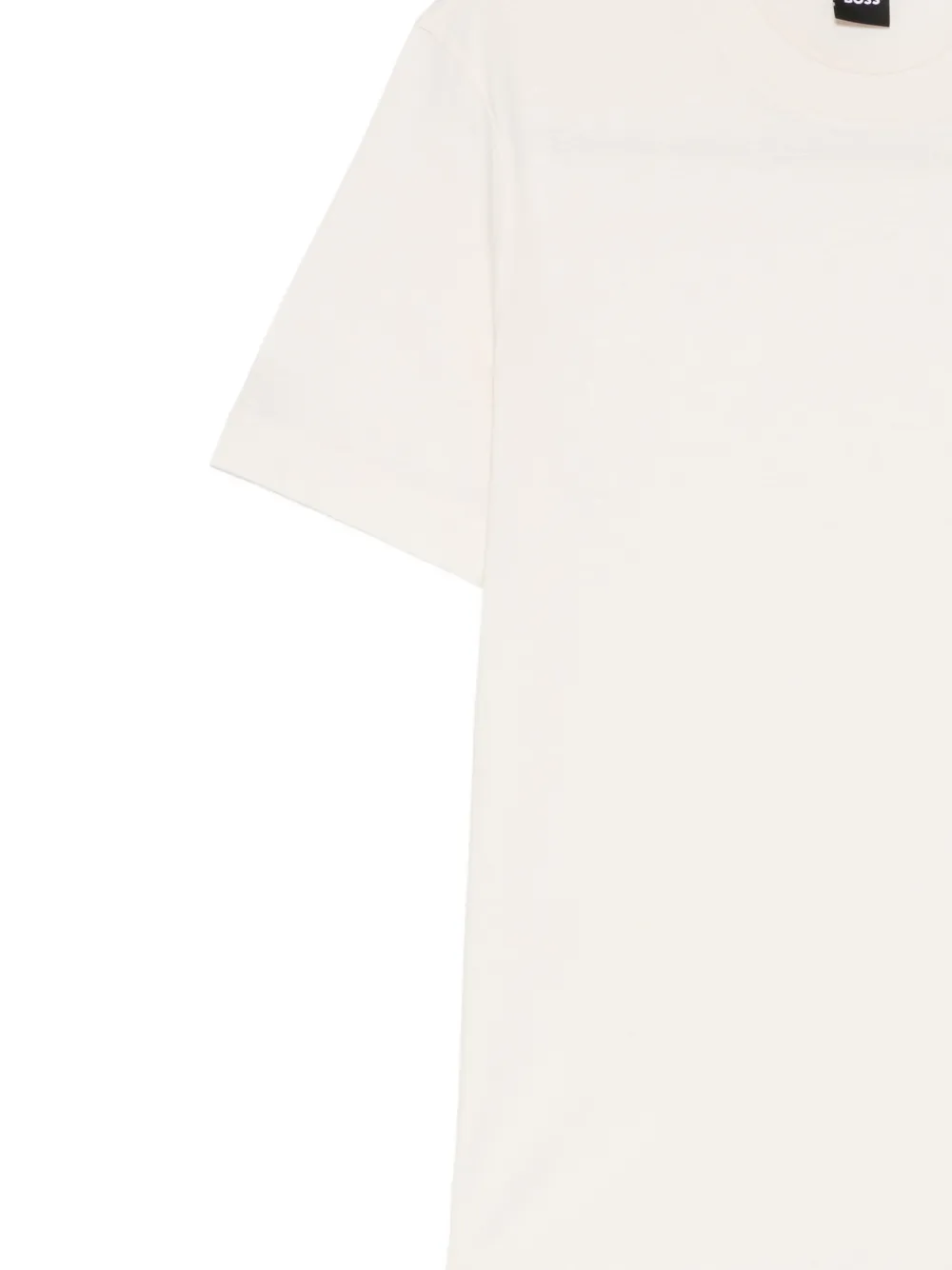 BOSS T-shirt met geborduurd logo Beige
