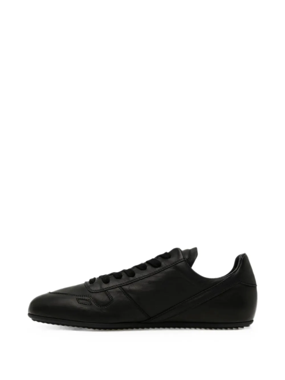 Rick Owens panelled sneakers Zwart