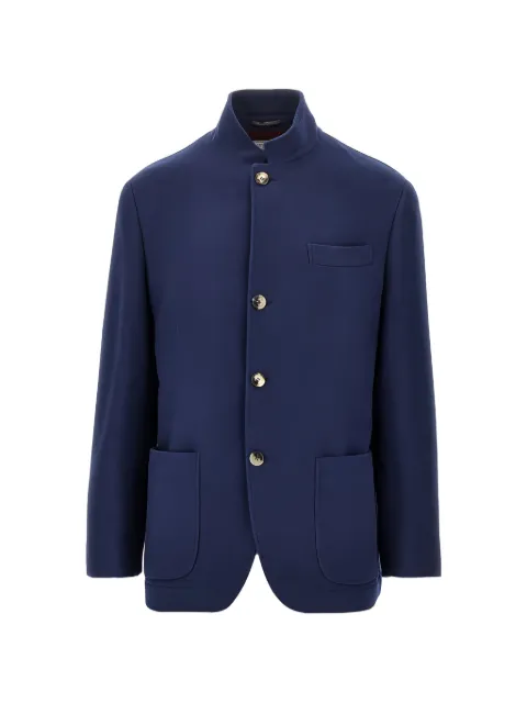 Brunello Cucinelli mandarin-collar jacket