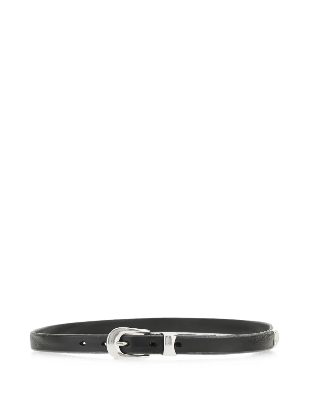 OUR LEGACY buckle-fastening leather belt - Schwarz