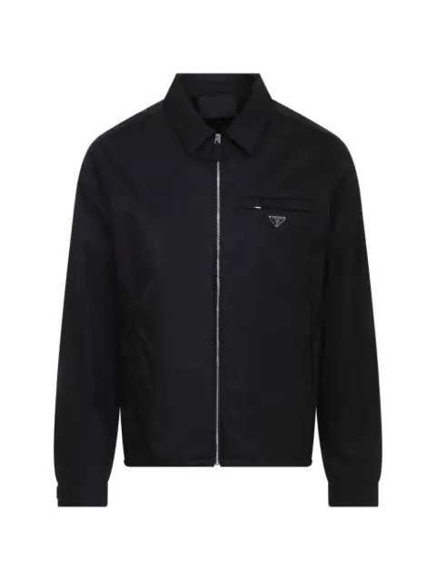 Prada Re-Nylon logo-plaque jacket