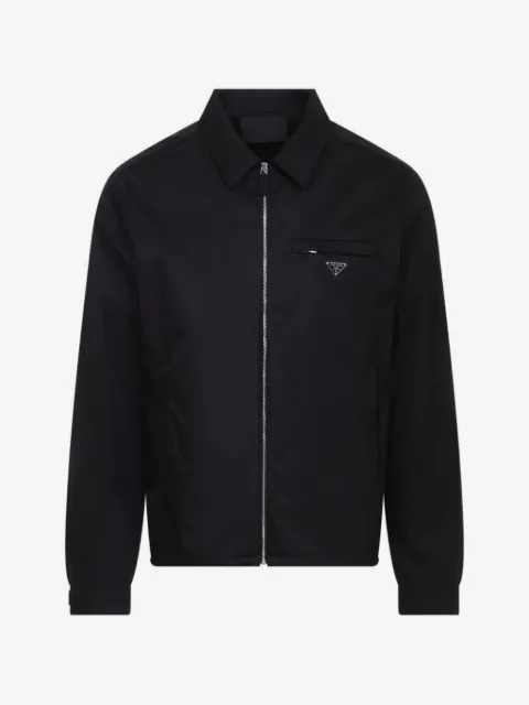 Prada Re-Nylon logo-plaque jacket