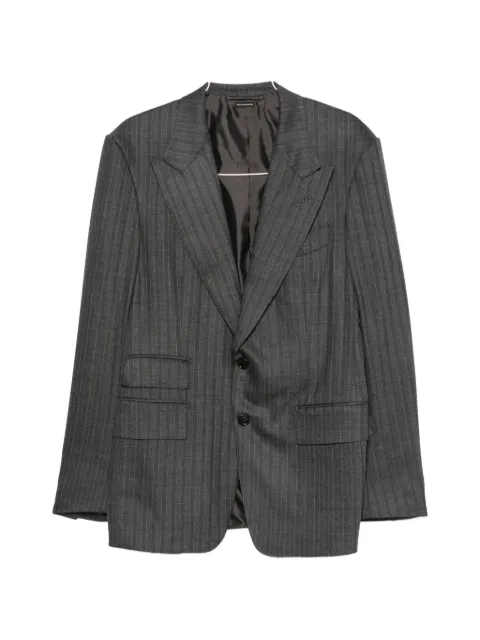 TOM FORD pinstripe-pattern buttoned suit