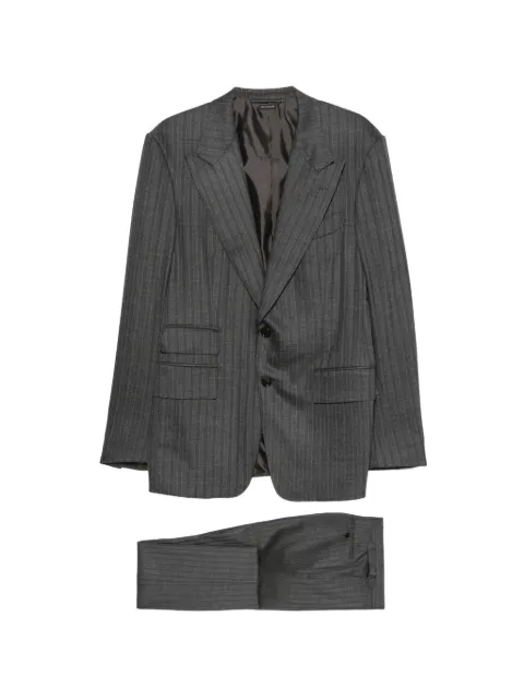 TOM FORD pinstripe-pattern buttoned suit