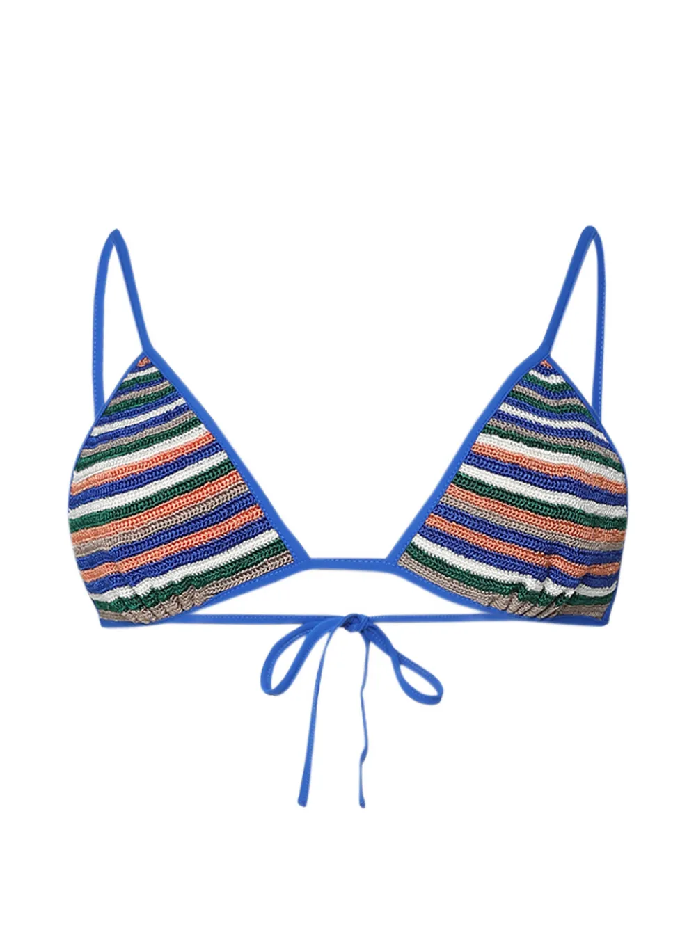 Christopher Esber Calypso crochet-knit bikini top - Blu