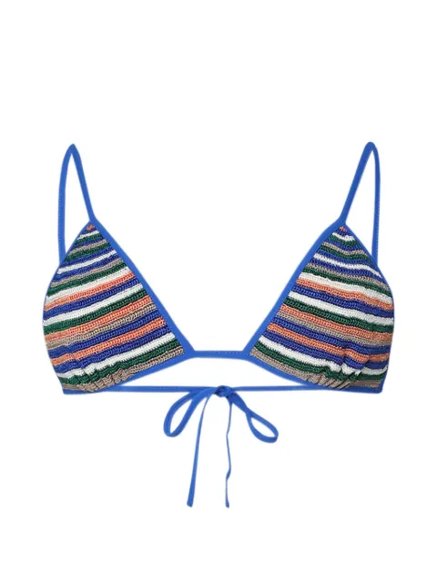 Christopher Esber haut de bikini Calypso en crochet