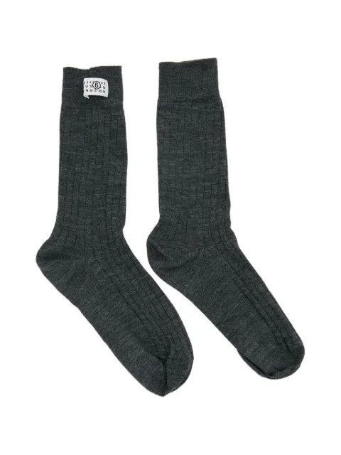 MM6 Maison Margiela wool blend socks