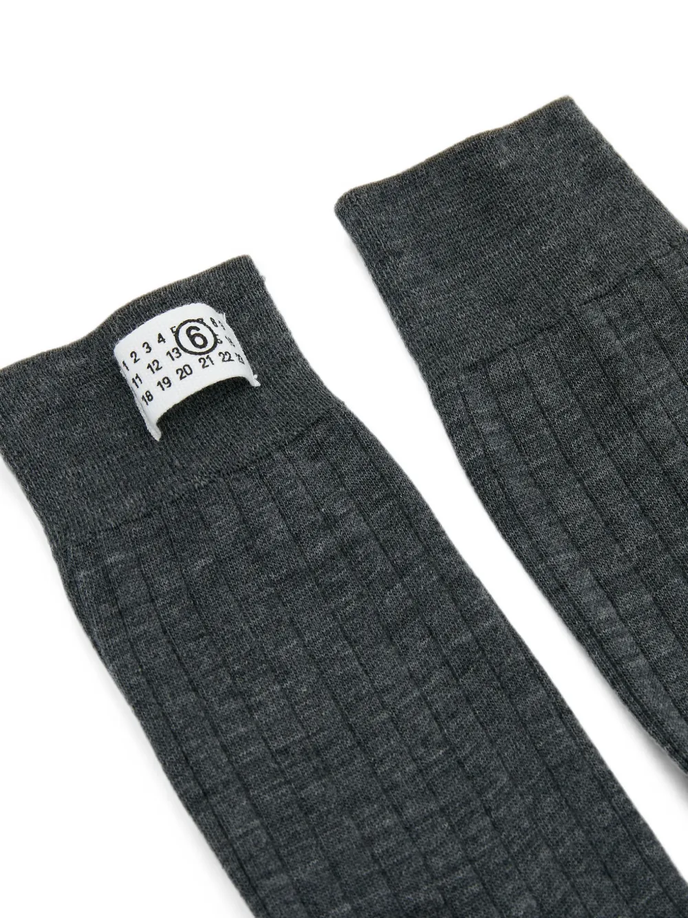 MM6 Maison Margiela Sokken van wolblend Grijs
