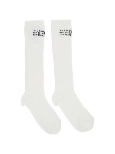 MM6 Maison Margiela knee-high socks