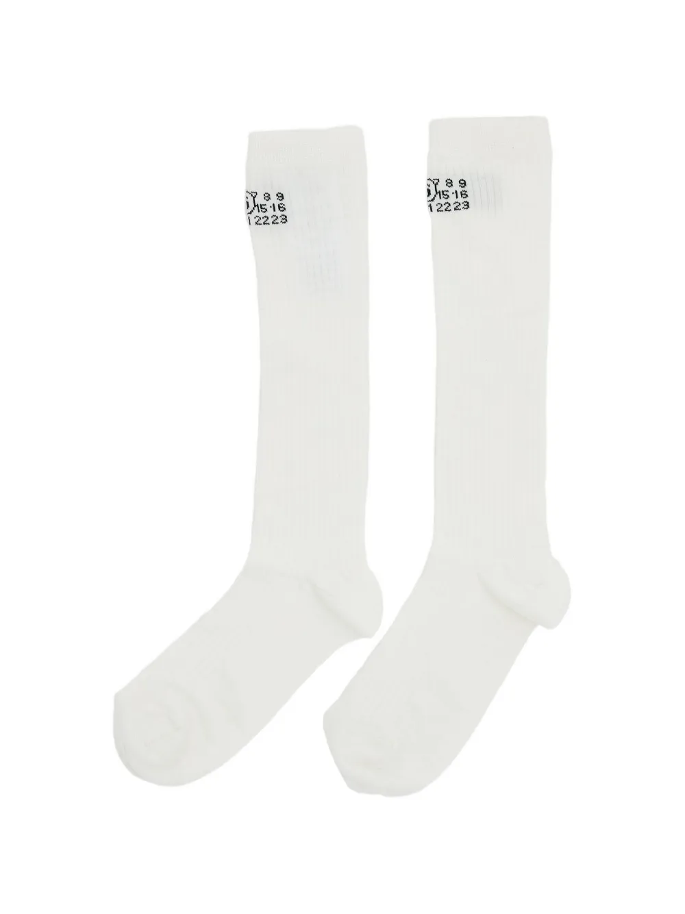 MM6 Maison Margiela Lange sokken Wit