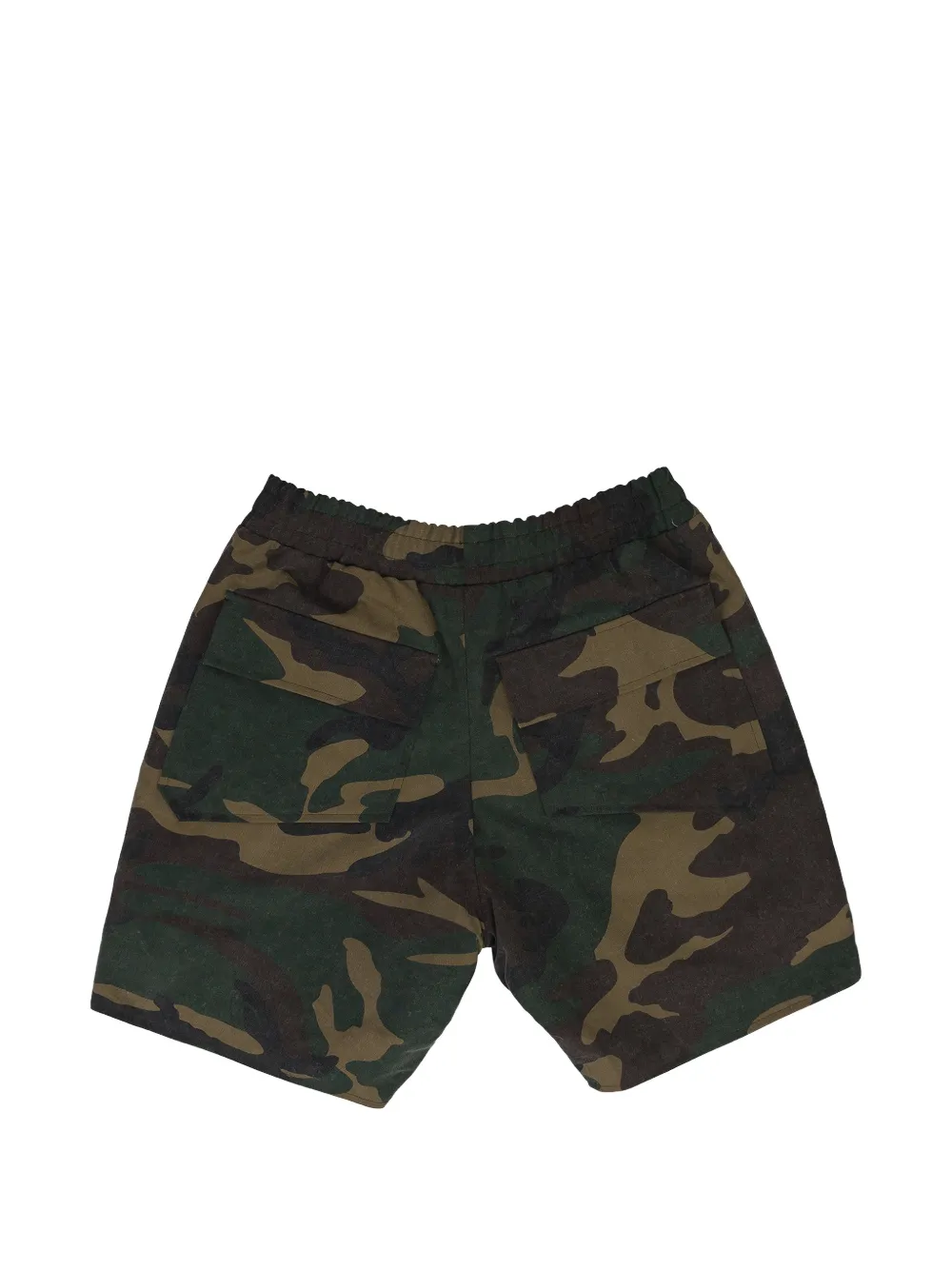 RHUDE x Kith zwembroek met camouflageprint en ritszak Groen