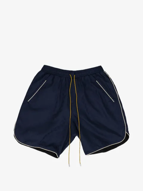 RHUDE short à détails passepoilés