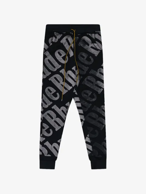 RHUDE logo-print track pants