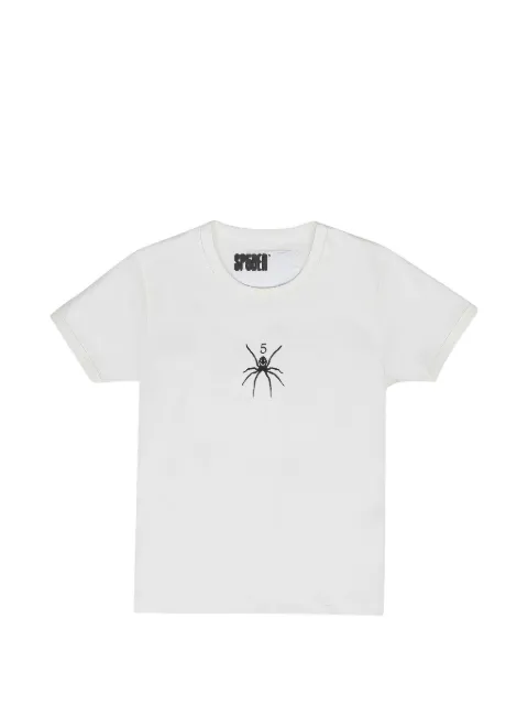 SP5DER spider-print T-shirt