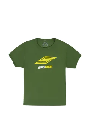 Stüssy Arch V-neck T-shirt | Green | FARFETCH