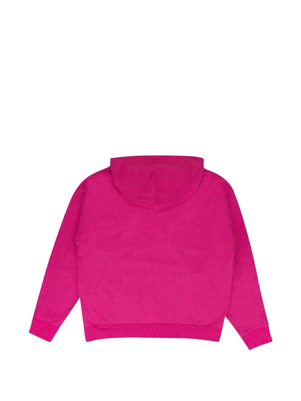 SP5DER Hoodie verfraaid met stras en logoprint Roze