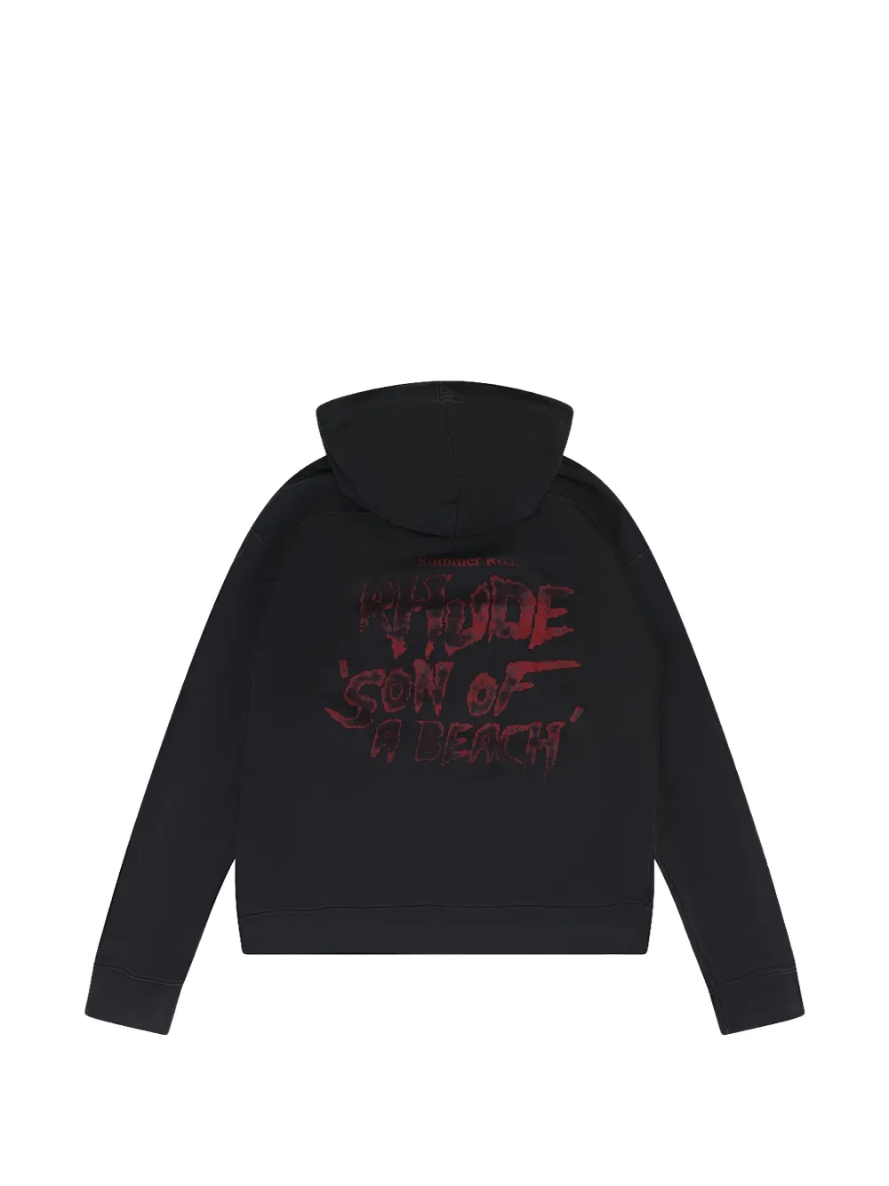 RHUDE Supremo hoodie met buidelzak Zwart