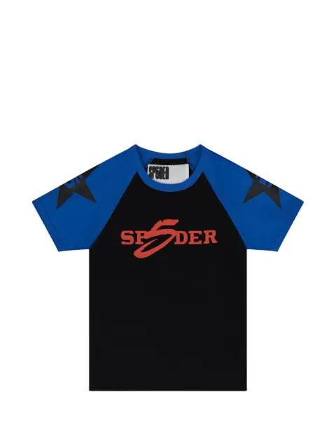 SP5DER star-print raglan-sleeve T-shirt