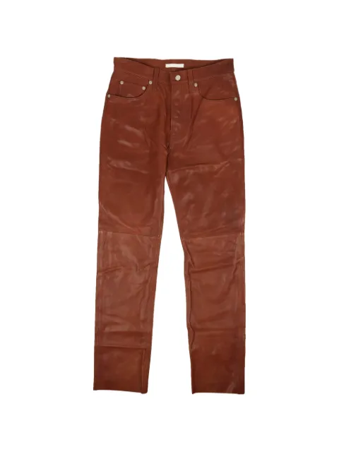 Helmut Lang Masc Hi leather trousers