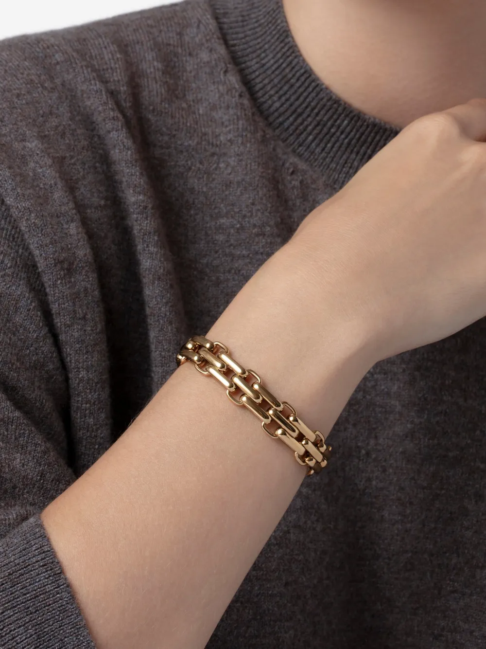 Jenny Bird Schmales Penelope Armband - Gold