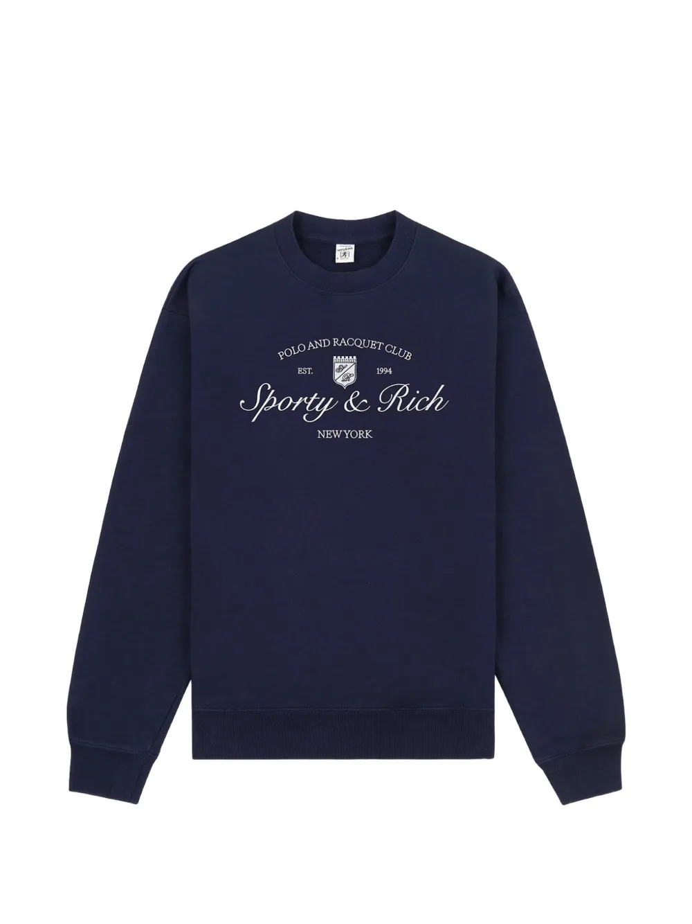 Sporty & Rich Syracuse embroidered sweatshirt - Blu