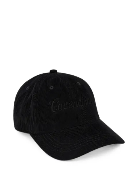 Cavendish logo-embroidered corduroy baseball cap