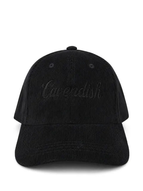 Cavendish logo-embroidered corduroy baseball cap
