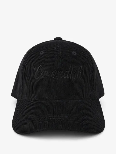 Cavendish logo-embroidered corduroy baseball cap